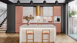 Magia miedzi i złota: aranżacje kuchenne z olśniewającym efektem