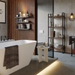 Łazienka w industrialnej ramie